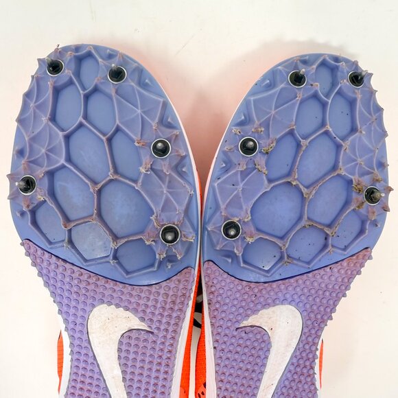 Nike Zoom Rival D 10 ‘Bright Mango' Track SPIKES Running Shoe Women's Size 5 - Picture 9 of 11